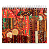 Afrocentric Kente Tribal Pattern Kalender (Hoes)