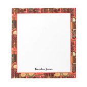 Afrocentric Kente Tribal Pattern Notitieblok (Voorkant)