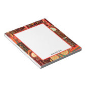 Afrocentric Kente Tribal Pattern Notitieblok (Schuin)