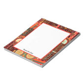 Afrocentric Kente Tribal Pattern Notitieblok (Linkerzijde)