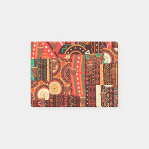 Afrocentric Kente Tribal Pattern Post-it® Notes
