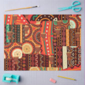 Afrocentric Kente Tribal Pattern Tissuepapier (Craft)