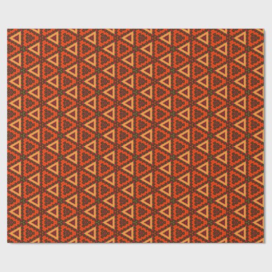 Afrocentric Kente Wrapping Paper Cadeaupapier (Vlak)