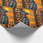 Afrocentric Kwanzaa Print Cadeaupapier (Hoek)