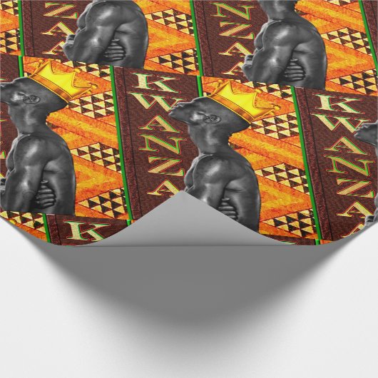 Afrocentric Kwanzaa Print Cadeaupapier (Hoek)