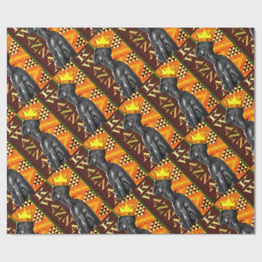 Afrocentric Kwanzaa Print Cadeaupapier (Vlak)