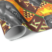 Afrocentric Kwanzaa Print Cadeaupapier (Rol Hoek)