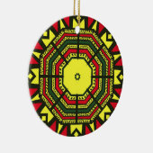 Afrocentric Mandala Keramisch Ornament (Rechts)