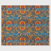 Afrocentric Motif Print Cadeaupapier (Vlak)
