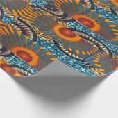 Afrocentric Motif Print Cadeaupapier (Hoek)