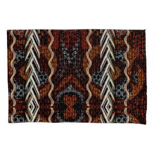 Afrocentric Motif Print Kussensloop