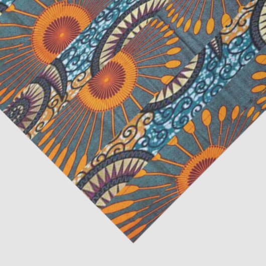 Afrocentric Motif Print Tissuepapier (Detail)