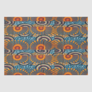 Afrocentric Motif Print Tissuepapier