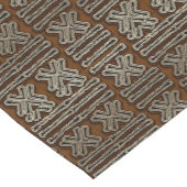Afrocentric Mud Cloth Motif Korte Tafelloper (Hoek)