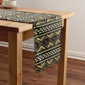 Afrocentric Mud Cloth Motif Korte Tafelloper