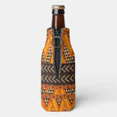 Afrocentric Mud Cloth Print Flesjeskoeler (Fles Achterkant)