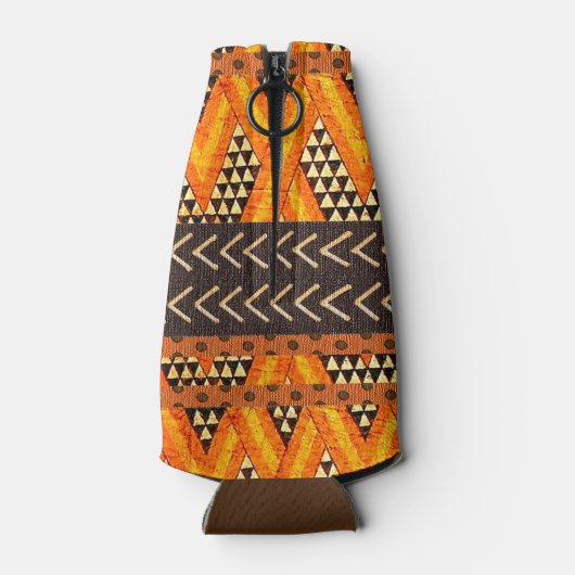 Afrocentric Mud Cloth Print Flesjeskoeler (Achterkant)