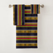 Afrocentric Pattern Print Bad Handdoek (Insitu)