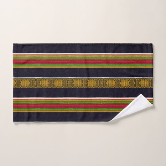 Afrocentric Pattern Print Bad Handdoek (Handdoek)
