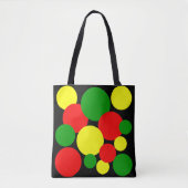 Afrocentric Polka Dots Tote Bag (Voorkant)