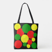Afrocentric Polka Dots Tote Bag (Achterkant)