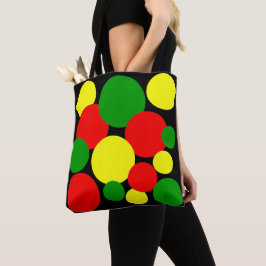 Afrocentric Polka Dots Tote Bag
