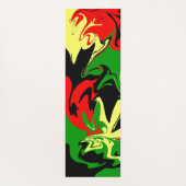 Afrocentric Swirls yogamat (Achterkant)