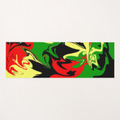 Afrocentric Swirls yogamat (Voorkant (horizontaal))