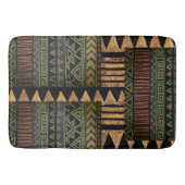 Afrocentric Tribal Motif Pattern Afdrukken Badmat (Voorkant)