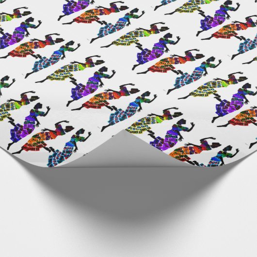 Afrocentrisch Cadeaupapier (Hoek)