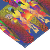 Afrocentrisch Haïtiaans Creools dame Korte Tafelloper (Hoek)