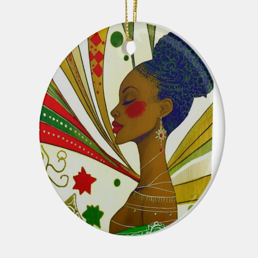 Afrocentrisch hangend Ornament (Links)