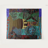 Afrocentrisch jong jongen koning wandkleed (Voorkant (horizontaal))