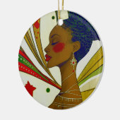 Afrocentrisch keramisch Ornament (Links)