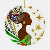 Afrocentrisch keramisch Ornament (Achterkant)