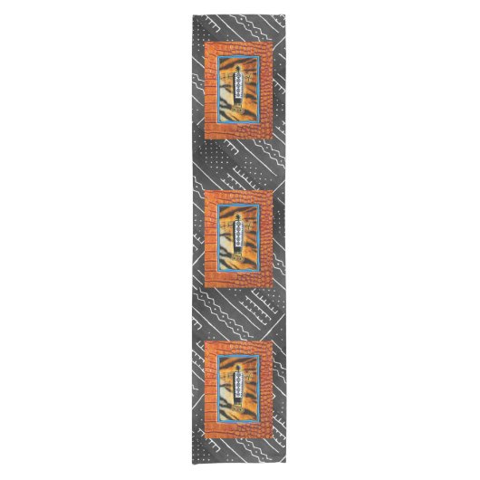 Afrocentrisch Korte Tafelloper (Voorkant)