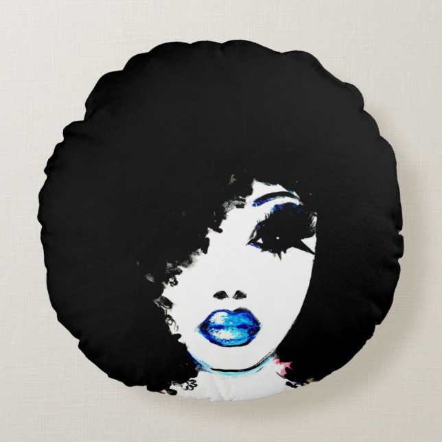 Afrocentrisch kussen (Voorkant)