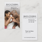 Afrocentrisch - Maritale counseling, combinatiethe Visitekaartje (Voorkant / Achterkant)