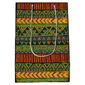 Afrocentrisch medium geschenkzak cadeauzakje (Achterkant)
