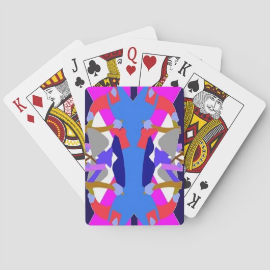 Afrocentrisch ontwerp pokerkaarten (Achterkant)
