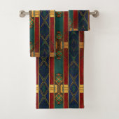 Afrocentrisch Patroon Unieke Handdoek (Insitu)