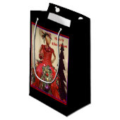 Afrocentrisch persformulier Mannequin-kerstboom Klein Cadeauzakje (Voorkant Gekanteld)