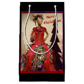 Afrocentrisch persformulier Mannequin-kerstboom Klein Cadeauzakje (Voorkant)