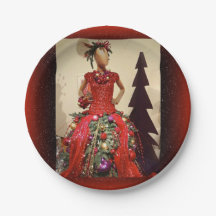 Afrocentrisch persformulier Mannequin-kerstboom