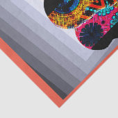 Afrocentrisch Silhouet Kunst Tissuepapier (Detail)