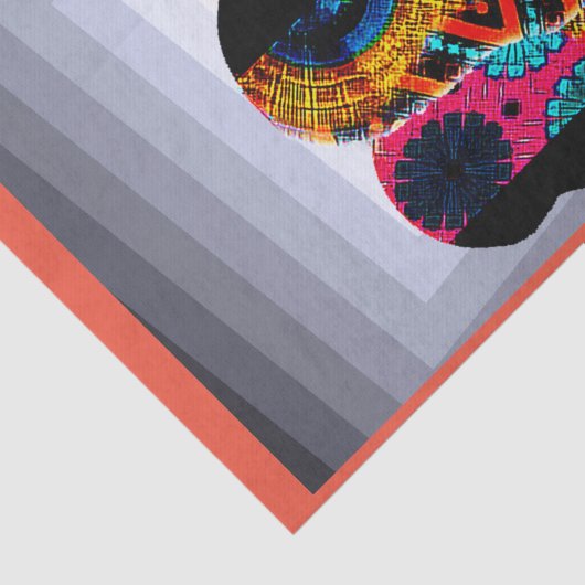 Afrocentrisch Silhouet Kunst Tissuepapier (Detail)