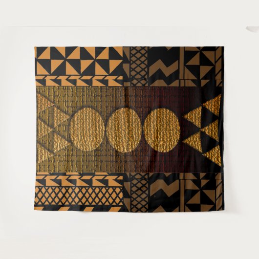 Afrocentrisch stedelijk tapijt wandkleed (Voorkant (horizontaal))