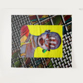 Afrocentrisch Tapestry Art Print Wandkleed (Voorkant (horizontaal))