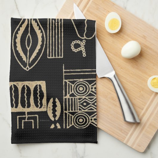 Afrocentrisch Theedoek (Quarter Fold)
