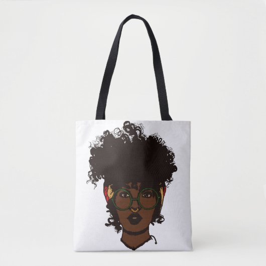 Afrocentrisch Tote Bag (Voorkant)